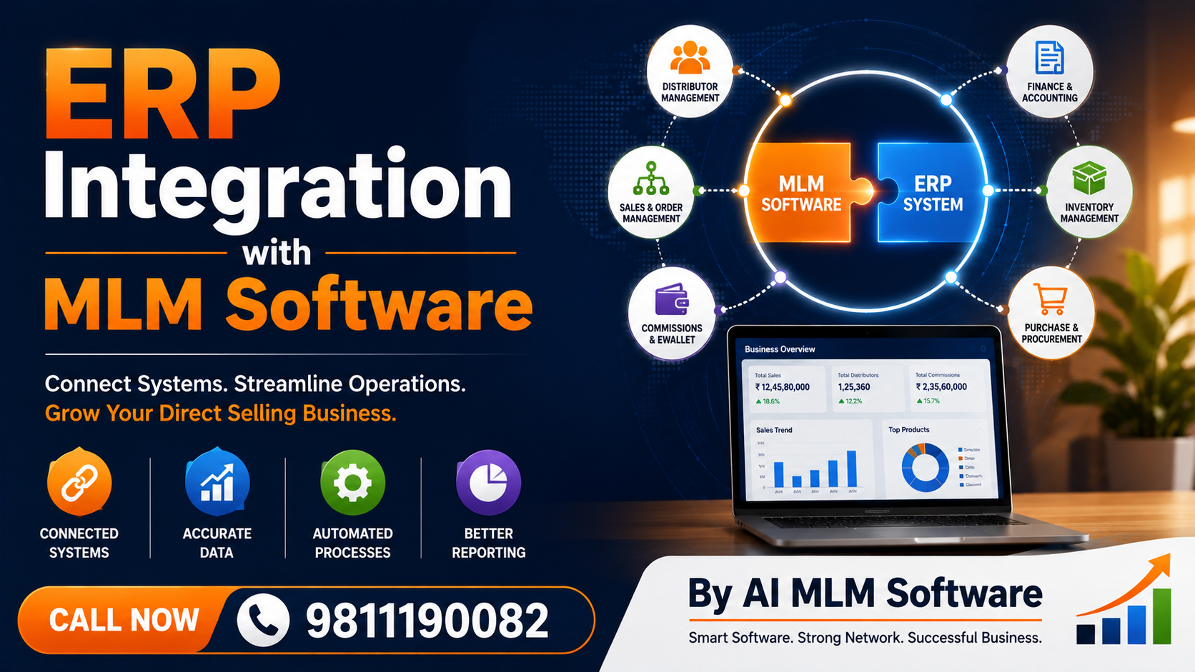 ERP Integration with MLM Software: A Complete Guide for Direct Selling Companies
